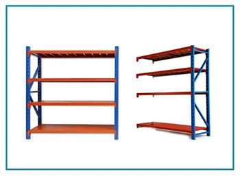 Систем регала са подесивим полицама средњег оптерећења са дугим распоном